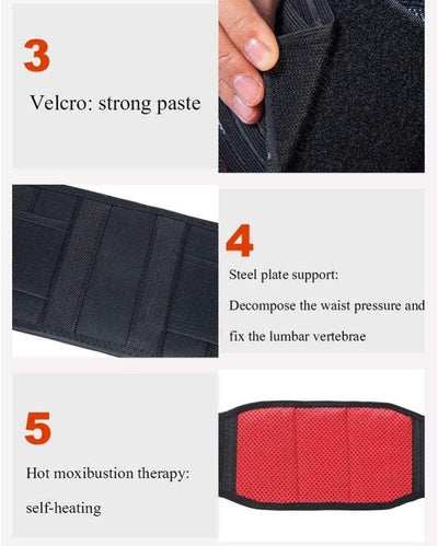 Faja Lumbar de Compresión con Efecto Calor Neopreno VLX93
