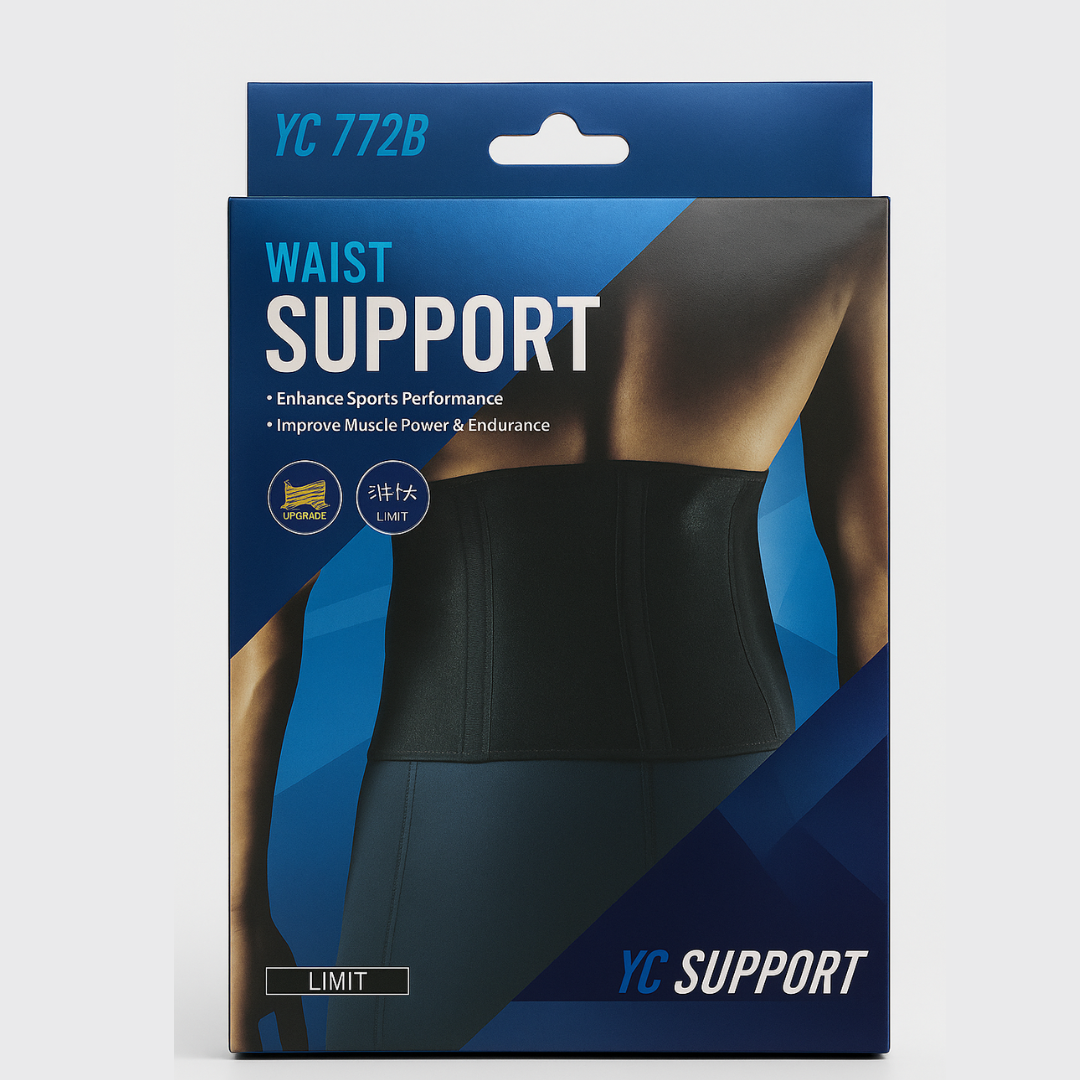 Faja Lumbar Ergonómica Doble Ajuste Neopreno VLX67