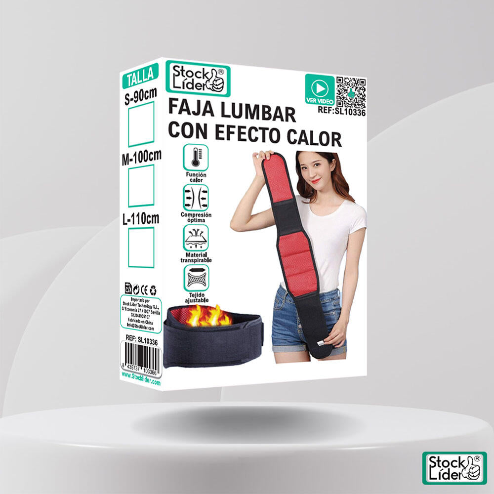 Faja Lumbar de Compresión con Efecto Calor Neopreno VLX93